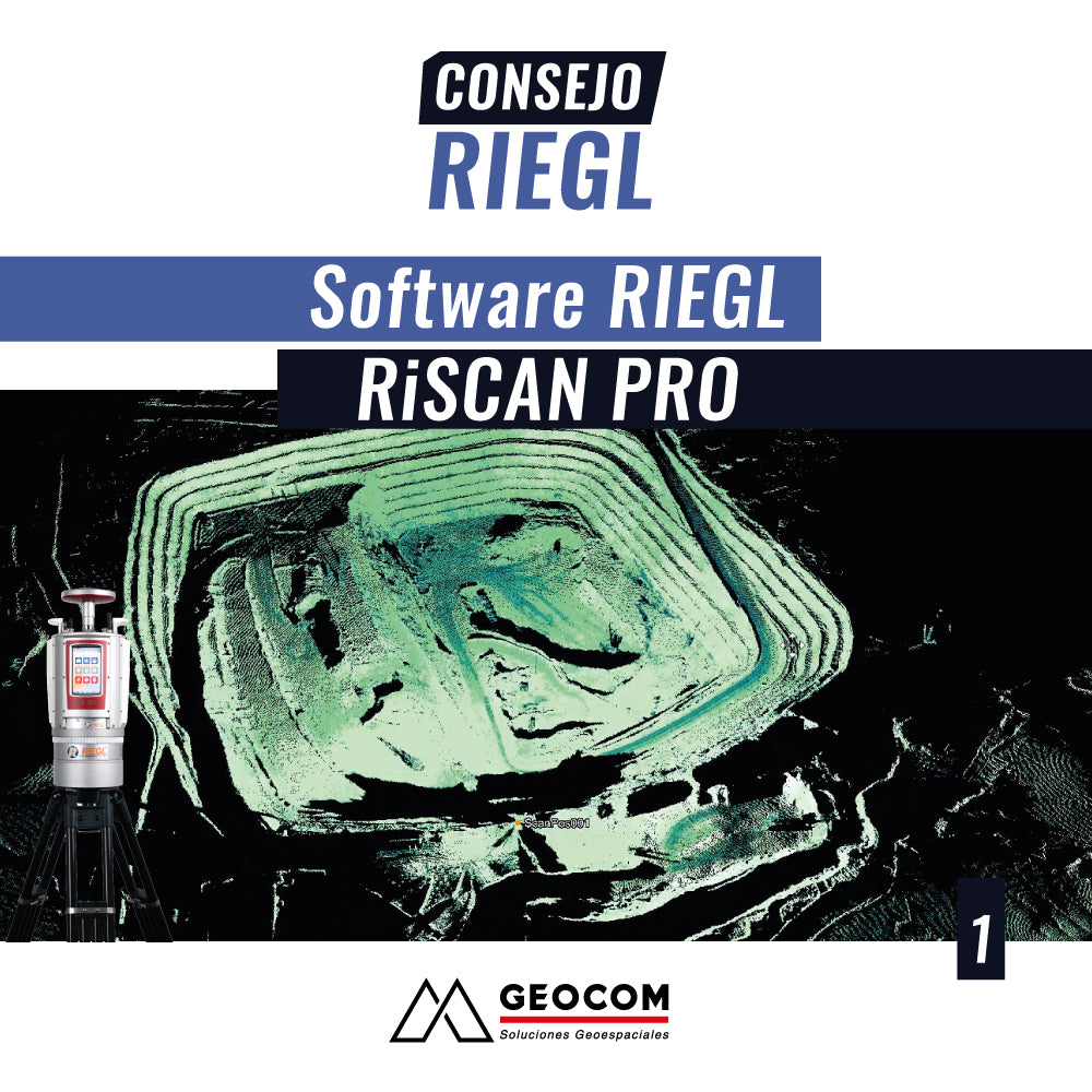 Consejo RIEGL N°1 GEOCOM | Software RiSCAN PRO
