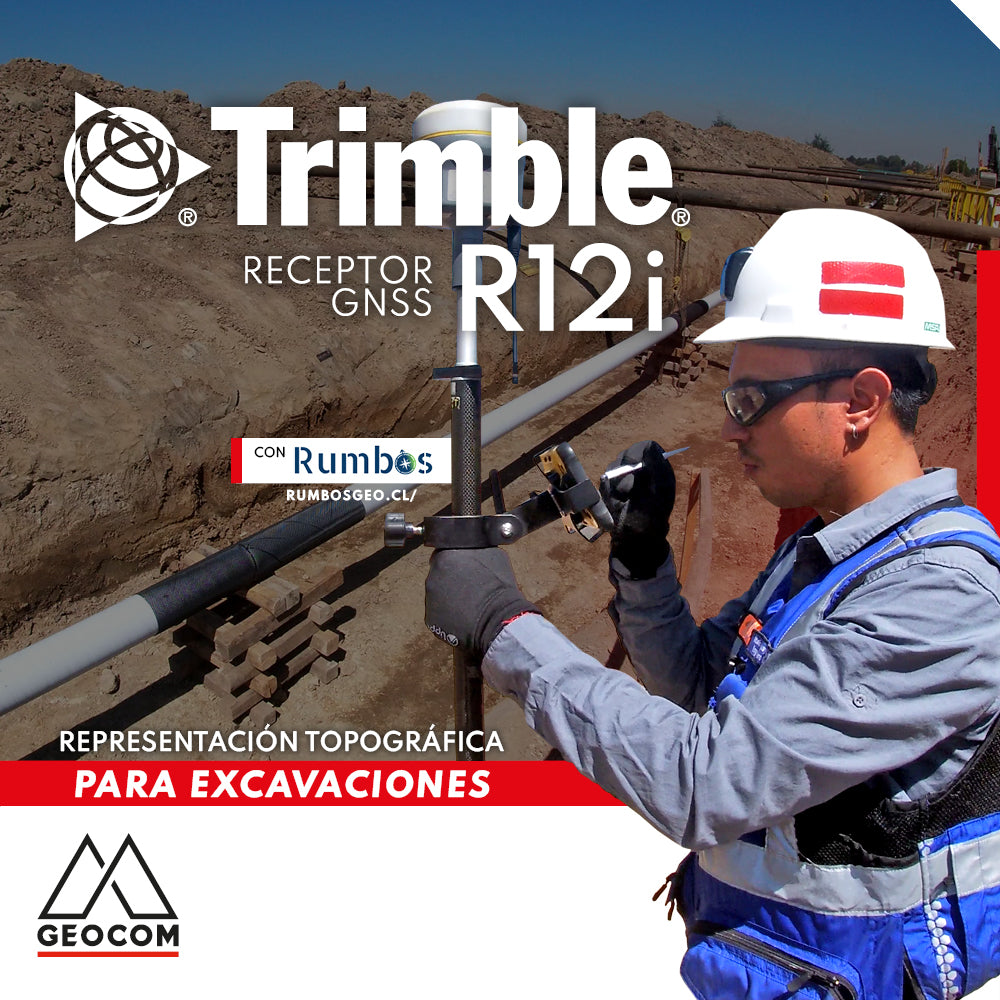 Representación Topográfica para excavaciones | Trimble R12i