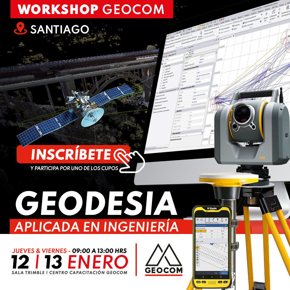 WORKSHOP | Geodesia aplicada en ingeniería - Santiago