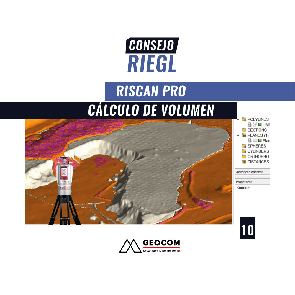Consejo RIEGL N°10 | RiSCAN PRO - Cálculo de volumen