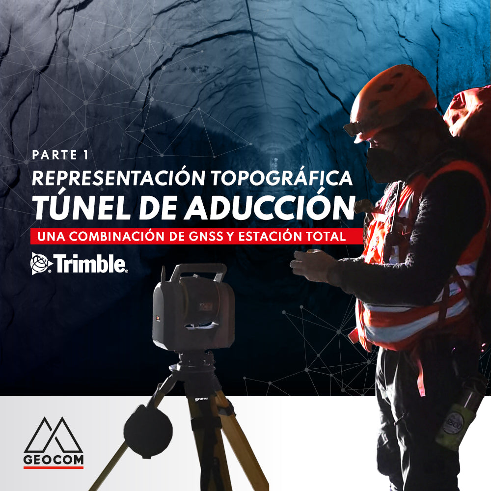 Representación topográfica túnel de aducción | Parte 1