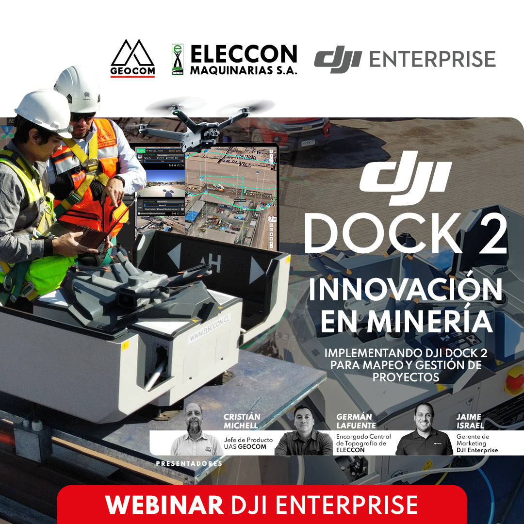 WEBINAR | Innovación en Minería Implementando DJI Dock 2 para mapeo y gestión de proyectos