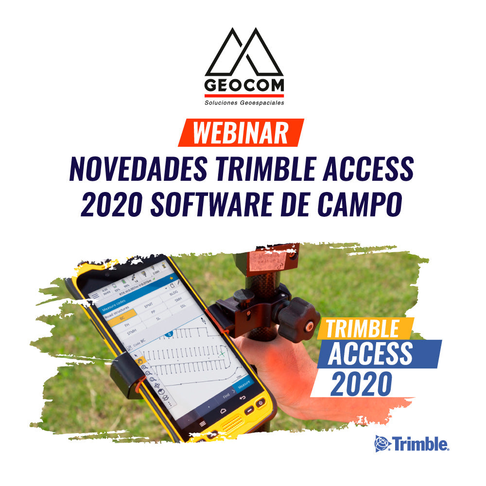 Webinar | Novedades Trimble Access 2020 software de campo – Geocom