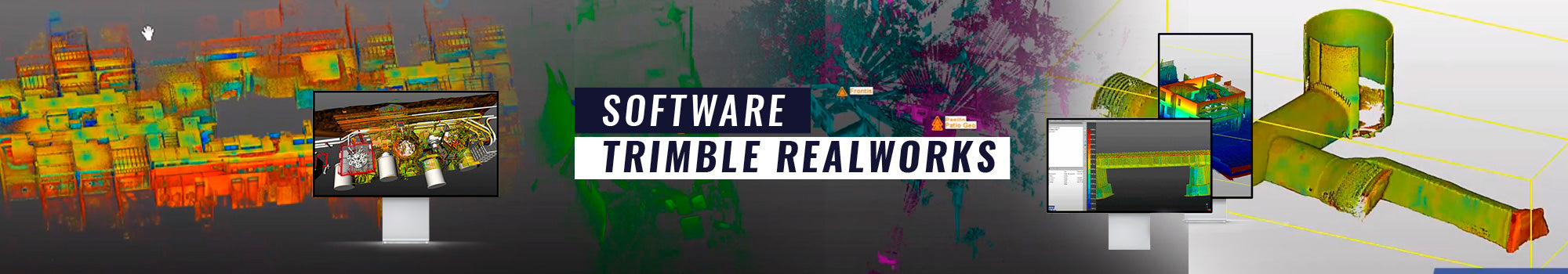 Escáner láser compatible con Trimble RealWorks