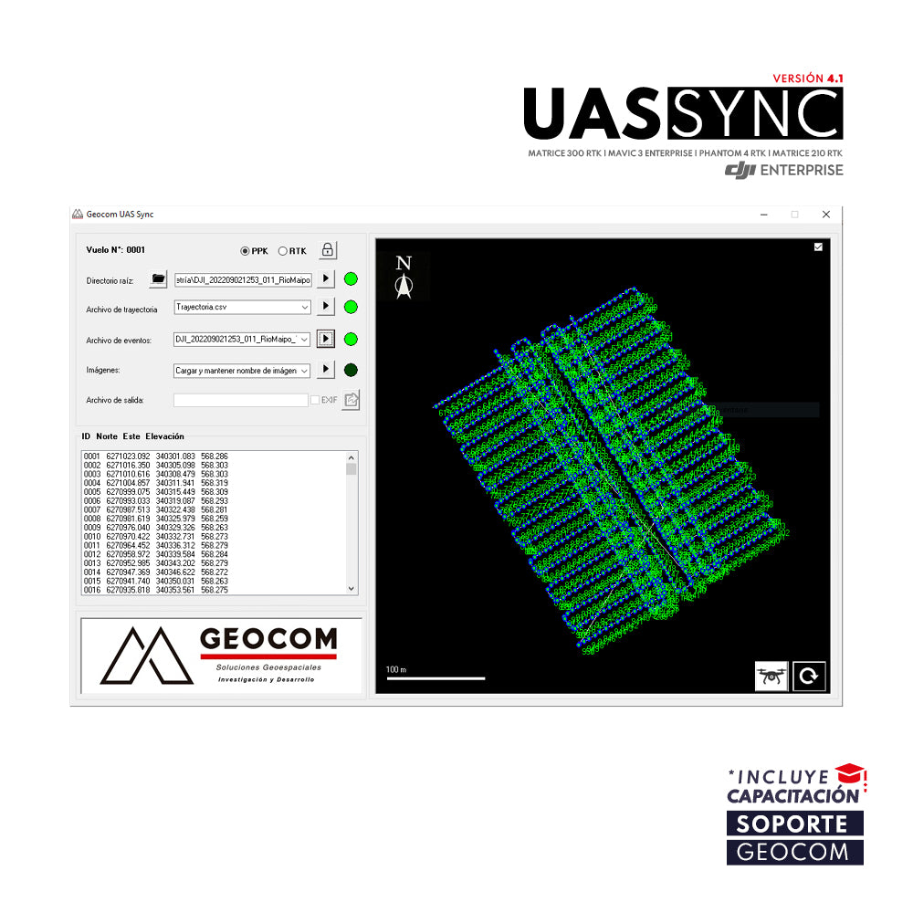 GEOCOM UAS SYNC Software