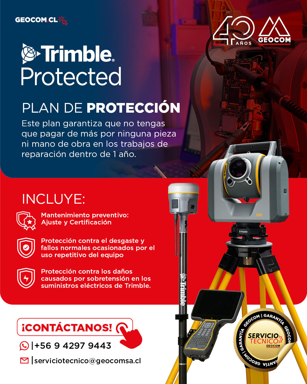 Plan de Protección de Equipos Trimble