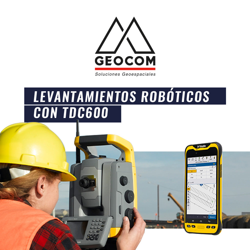 Levantamientos Robóticos con TDC600 GEOCOM
