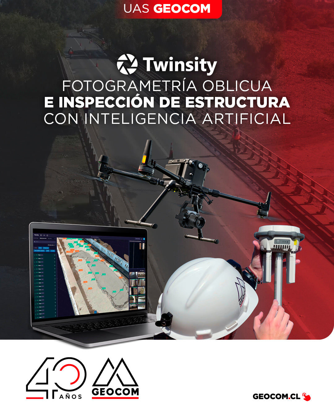 Fotogrametría Oblicua e Inspección de estructura con IA