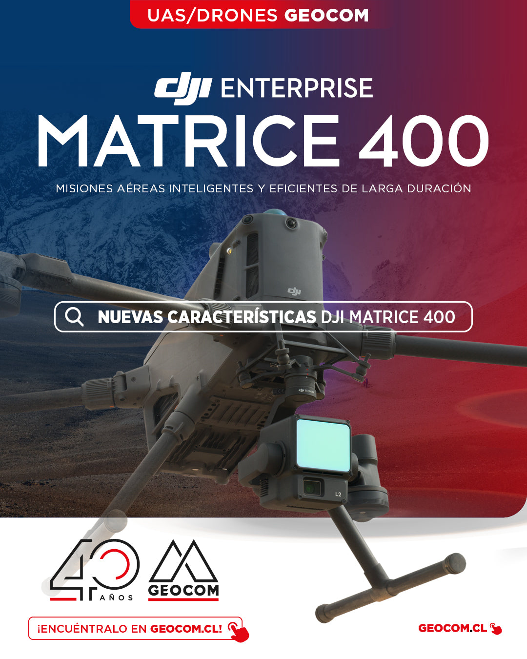 NUEVO DJI MATRICE 400 | Misiones aéreas inteligentes y eficientes de larga duración