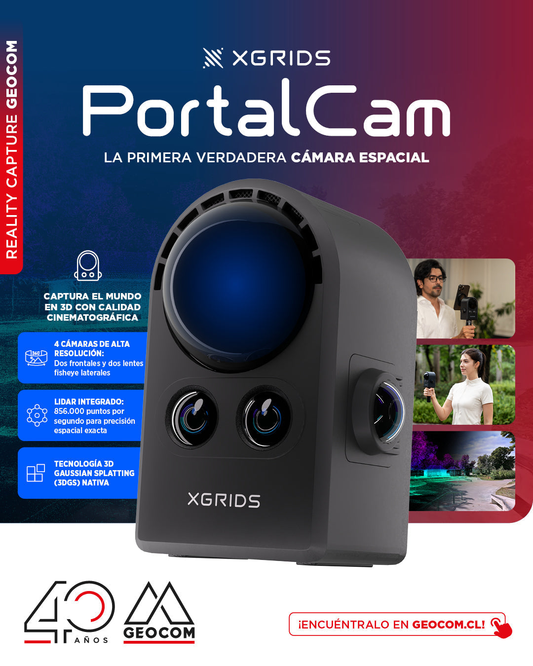 XGRIDS PortalCam: La primera verdadera Cámara Espacial 3D