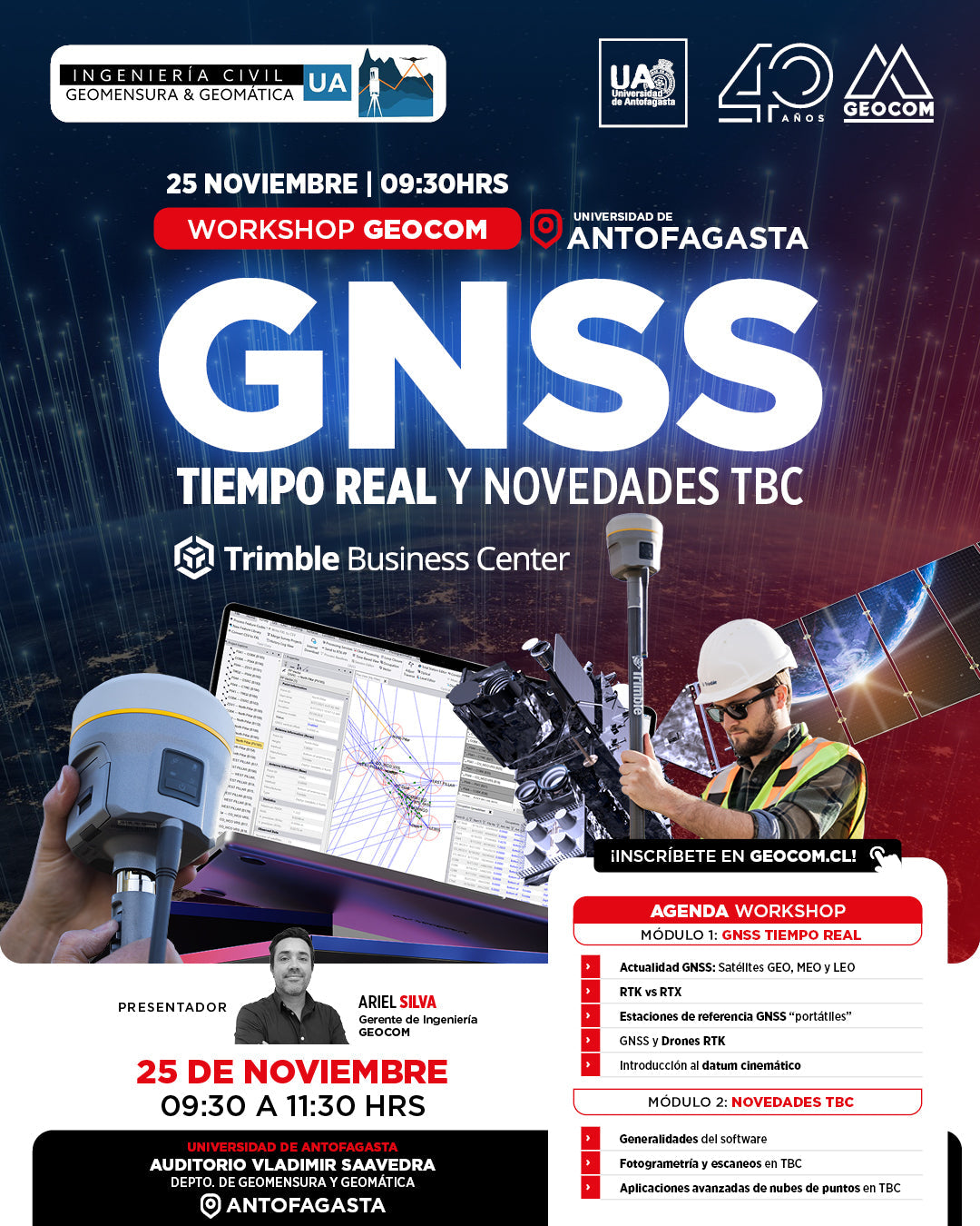 [U. ANTOFAGASTA - WORKSHOP] GNSS tiempo real y novedades TBC