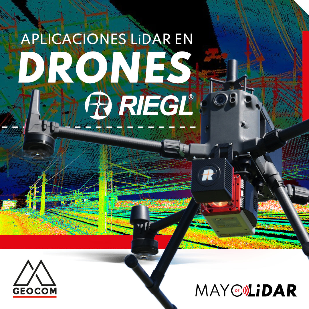 Aplicaciones LiDAR RIEGL en Drones
