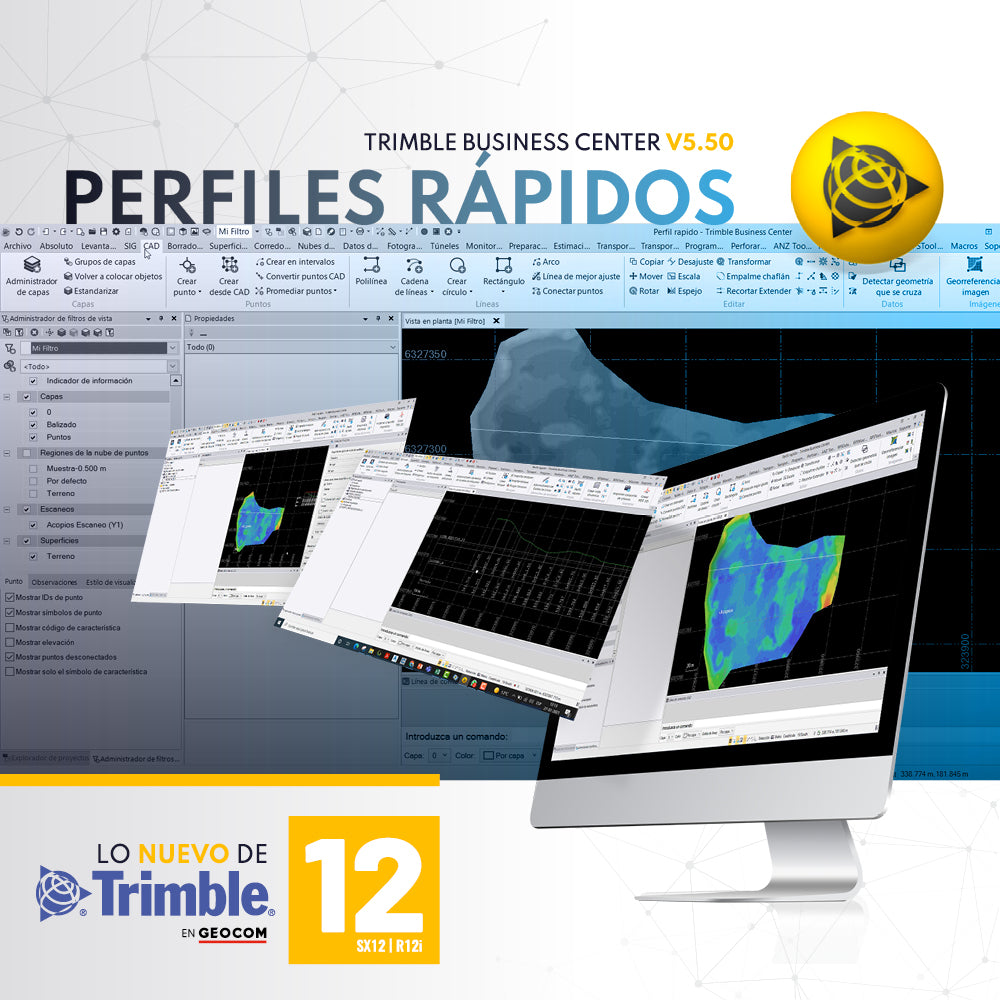 PERFILES RÁPIDOS CON TRIMBLE BUSINESS CENTER v5.50
