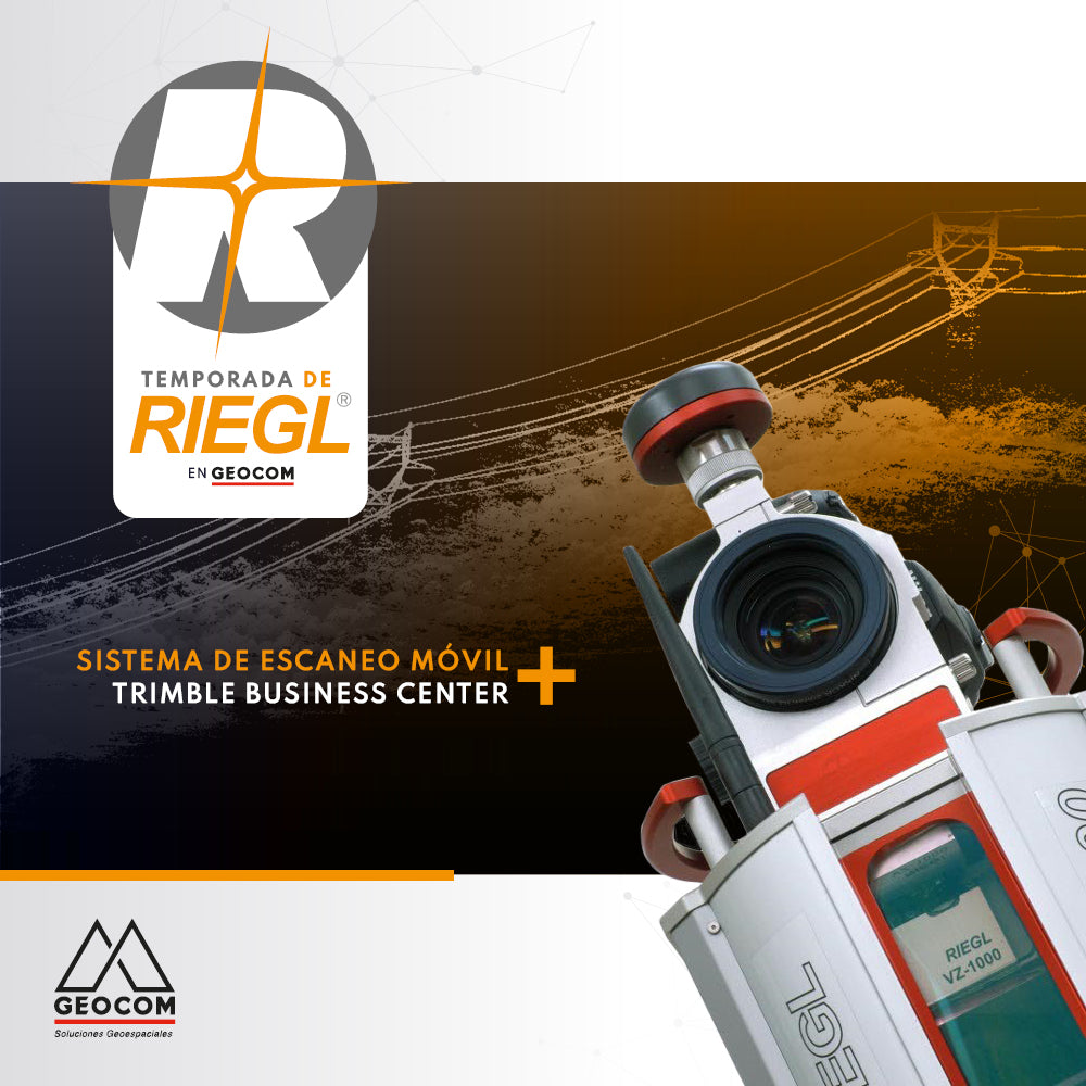 RIEGL Sistema de escaneo móvil + TBC