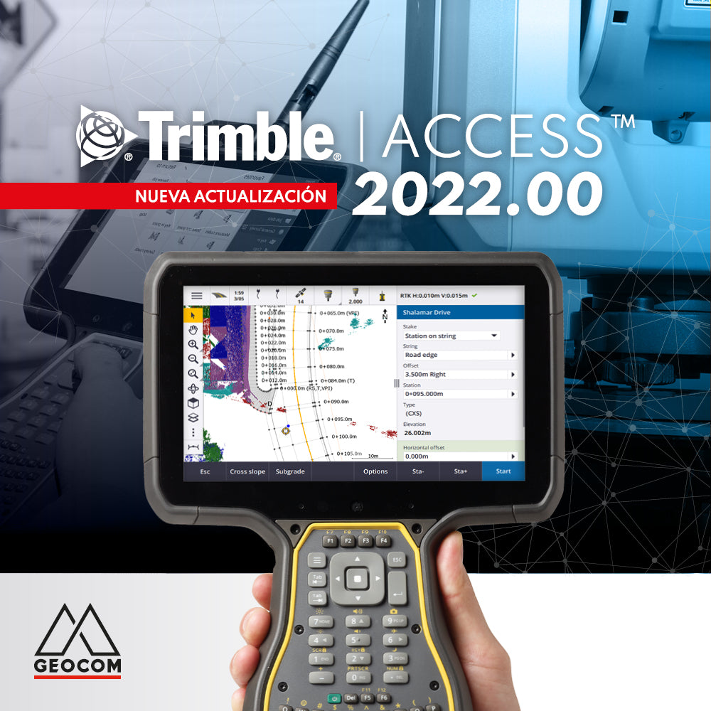 Nueva actualización Trimble Access 2022.00