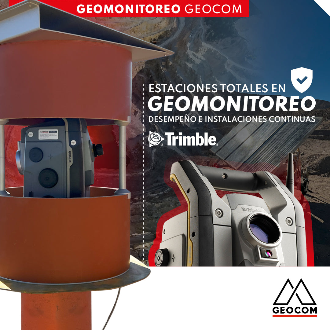 Estaciones totales en Geomonitoreo: Desempeño e instalaciones continuas