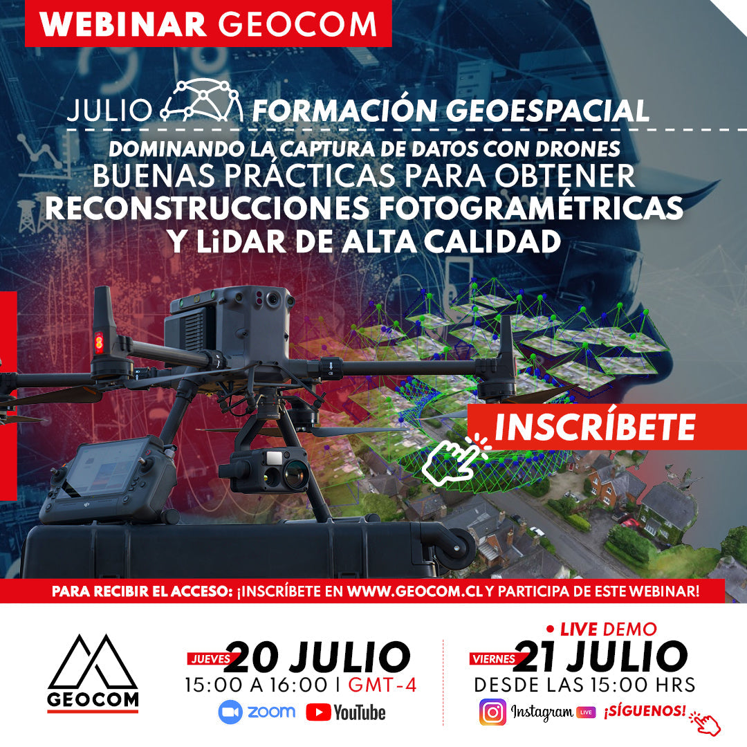 Webinar | Buenas prácticas para obtener reconstrucciones fotogramétricas y LiDAR de alta calidad