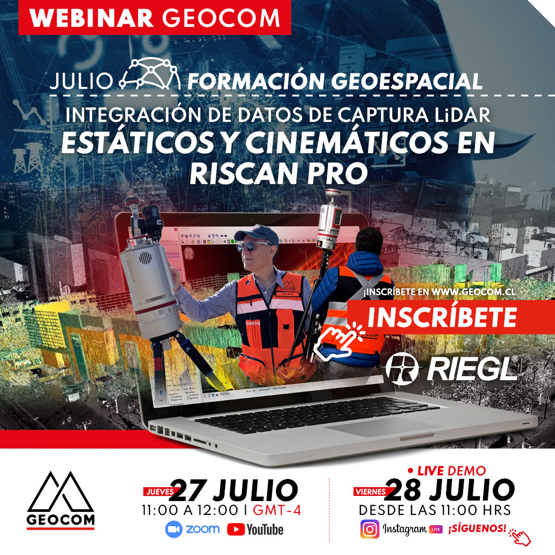 Webinar | Integración de datos de captura LiDAR RIEGL estáticos y cinemáticos en RiSCAN Pro