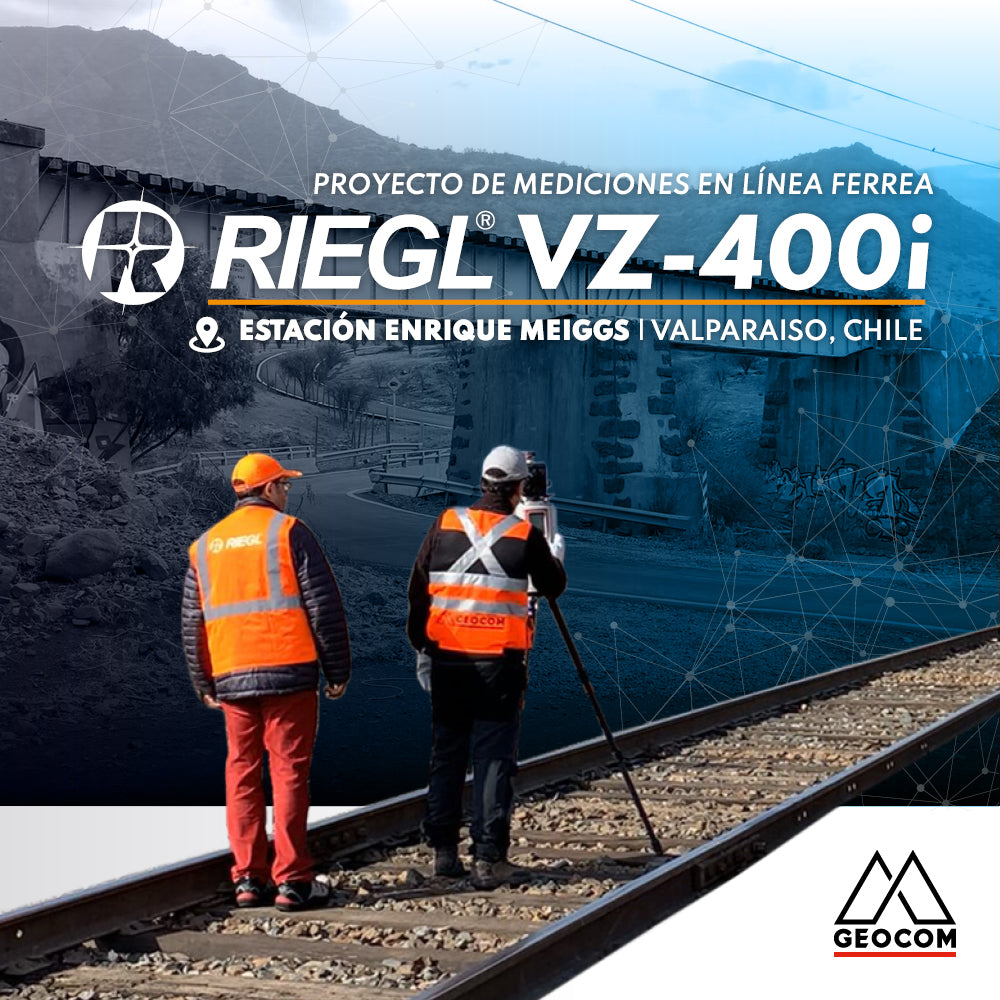 RIEGL VZ-400i | Proyecto de Mediciones en Línea Férrea
