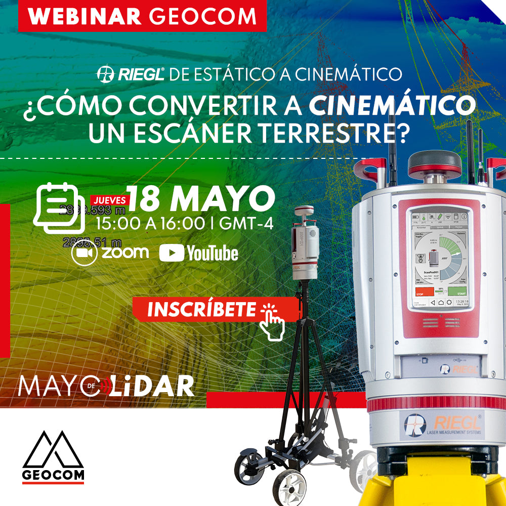 Webinar LiDAR RIEGL | ¿Cómo convertir a cinemático un escáner terrestre?