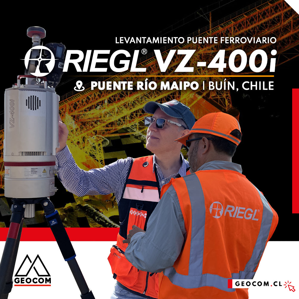 LiDAR RIEGL | Levantamiento Puente Ferroviario