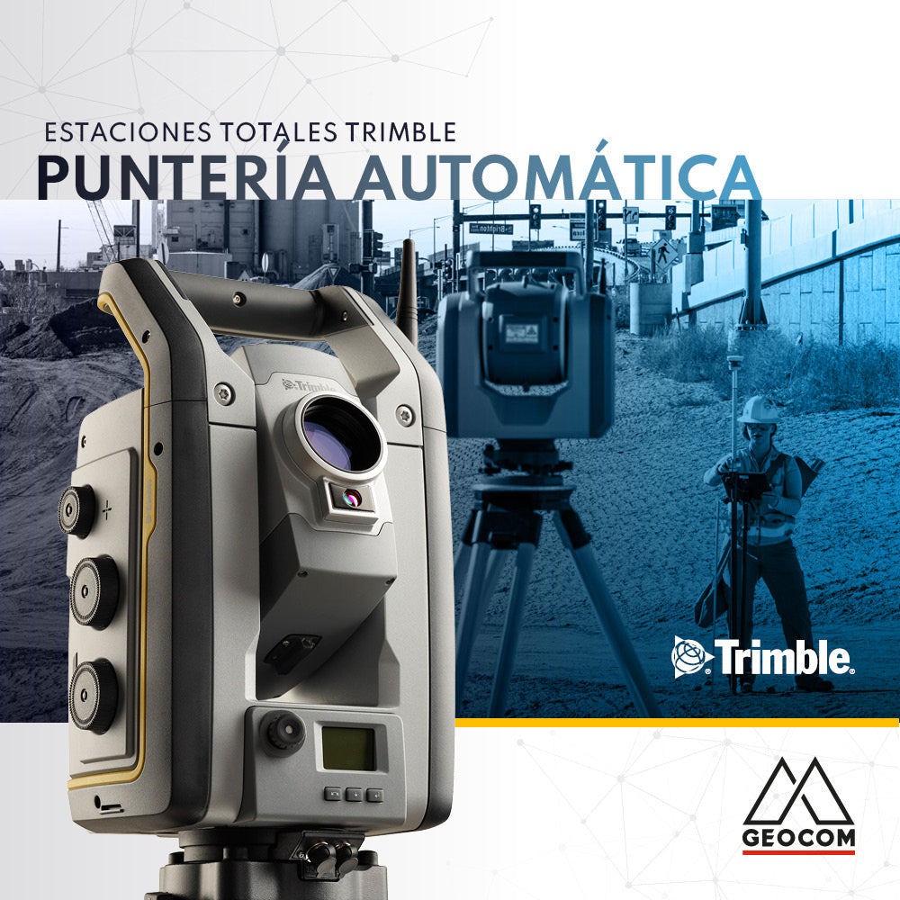Puntería automática en estaciones totales Trimble