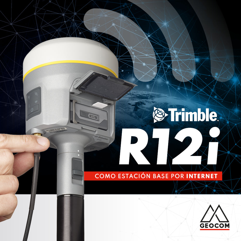 Trimble R12i como estación base por internet