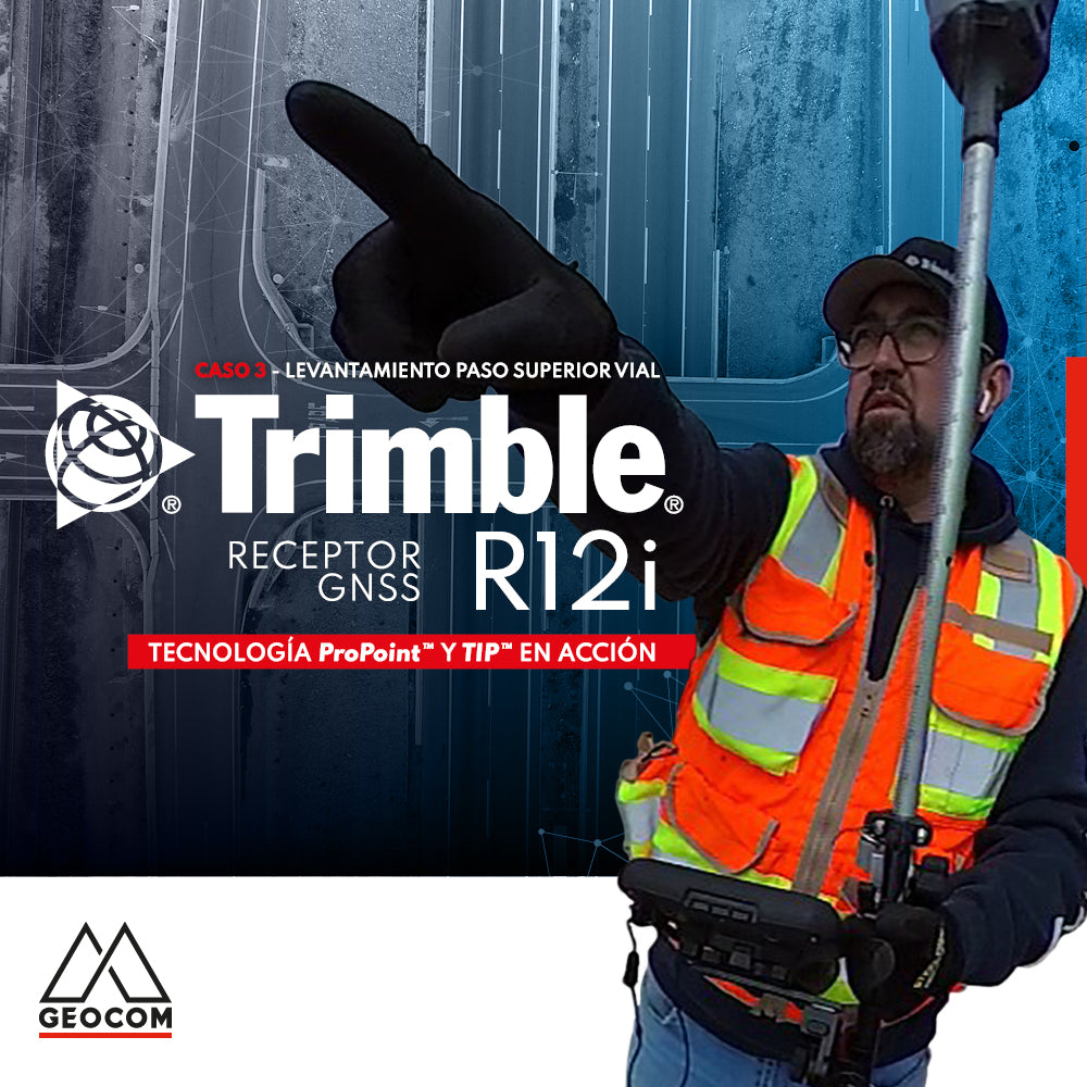 Caso 3 Trimble R12i | Levantamiento paso superior vial