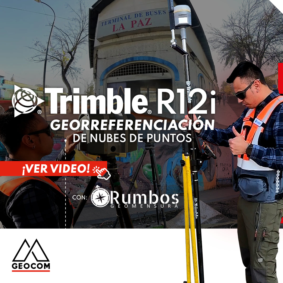 Georreferenciación de nubes de puntos | Trimble R12i