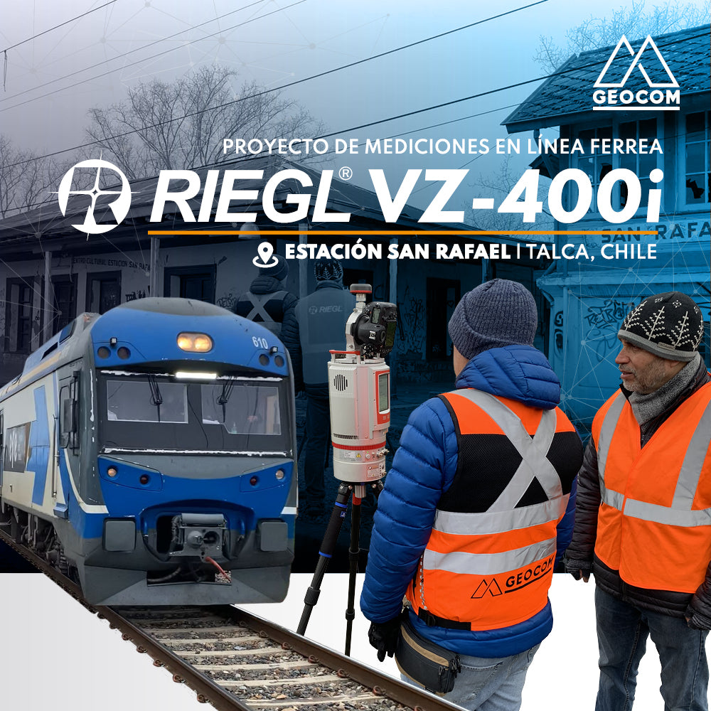 LiDAR RIEGL | Infraestructura ferroviaria Estación San Rafael
