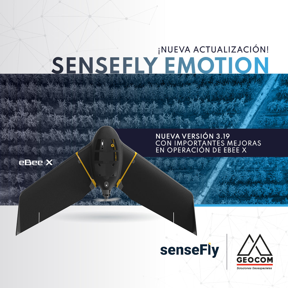 Nueva actualización | senseFly eMotion 3.19