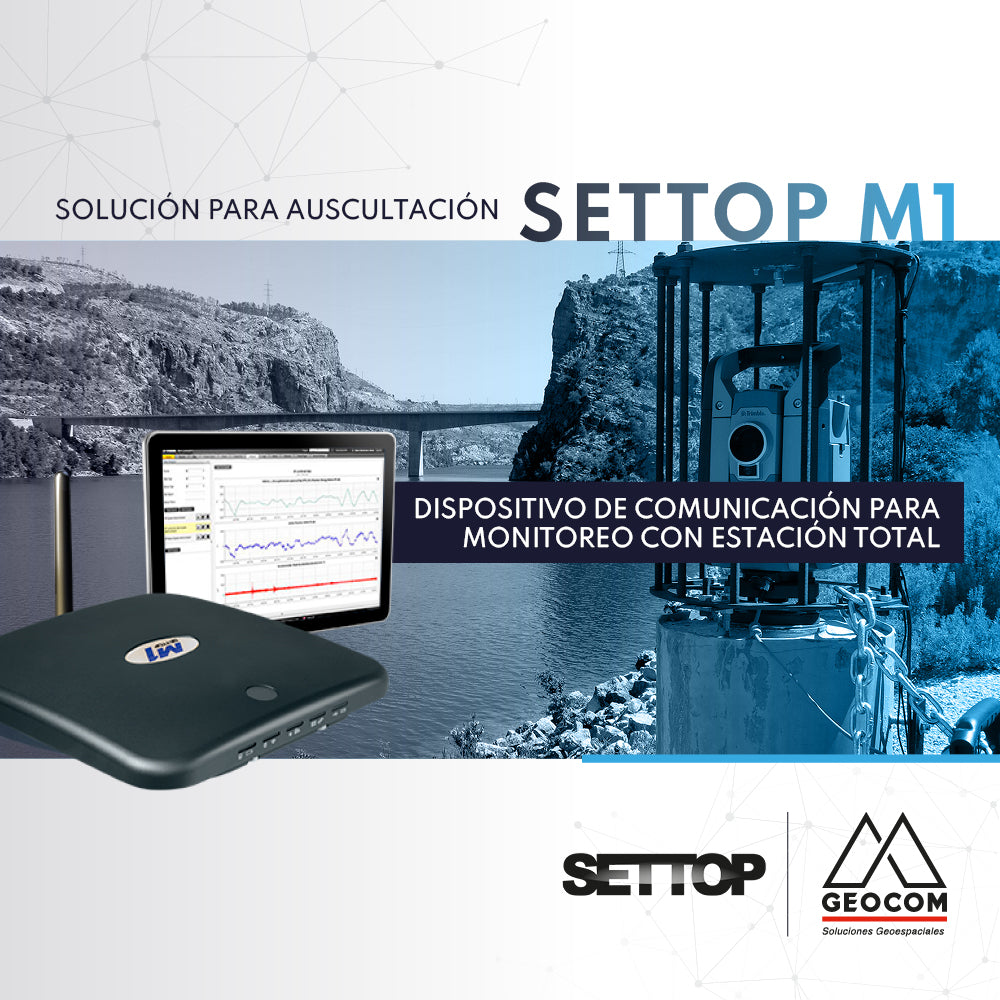 Settop M1 | Dispositivo de comunicación para monitoreo con estación total