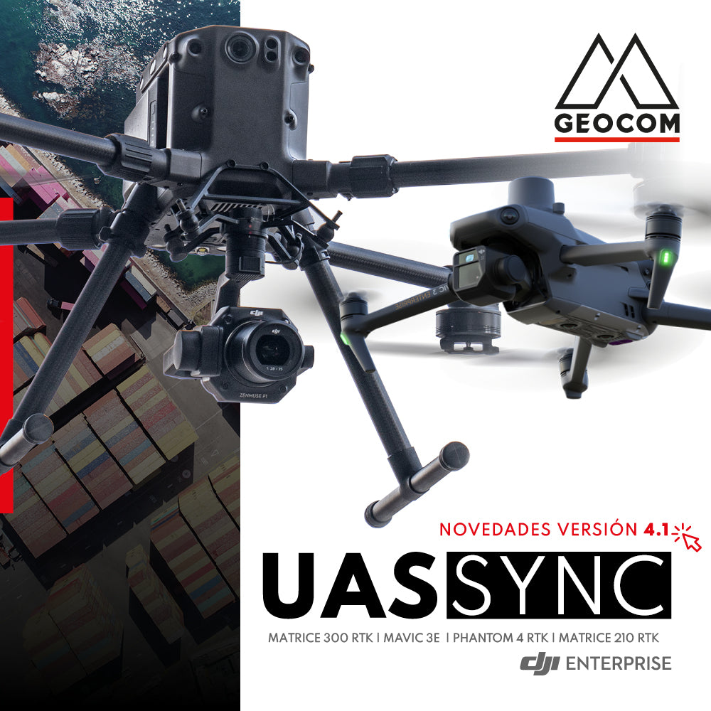 Novedades nueva versión 4.1 UAS Sync Geocom