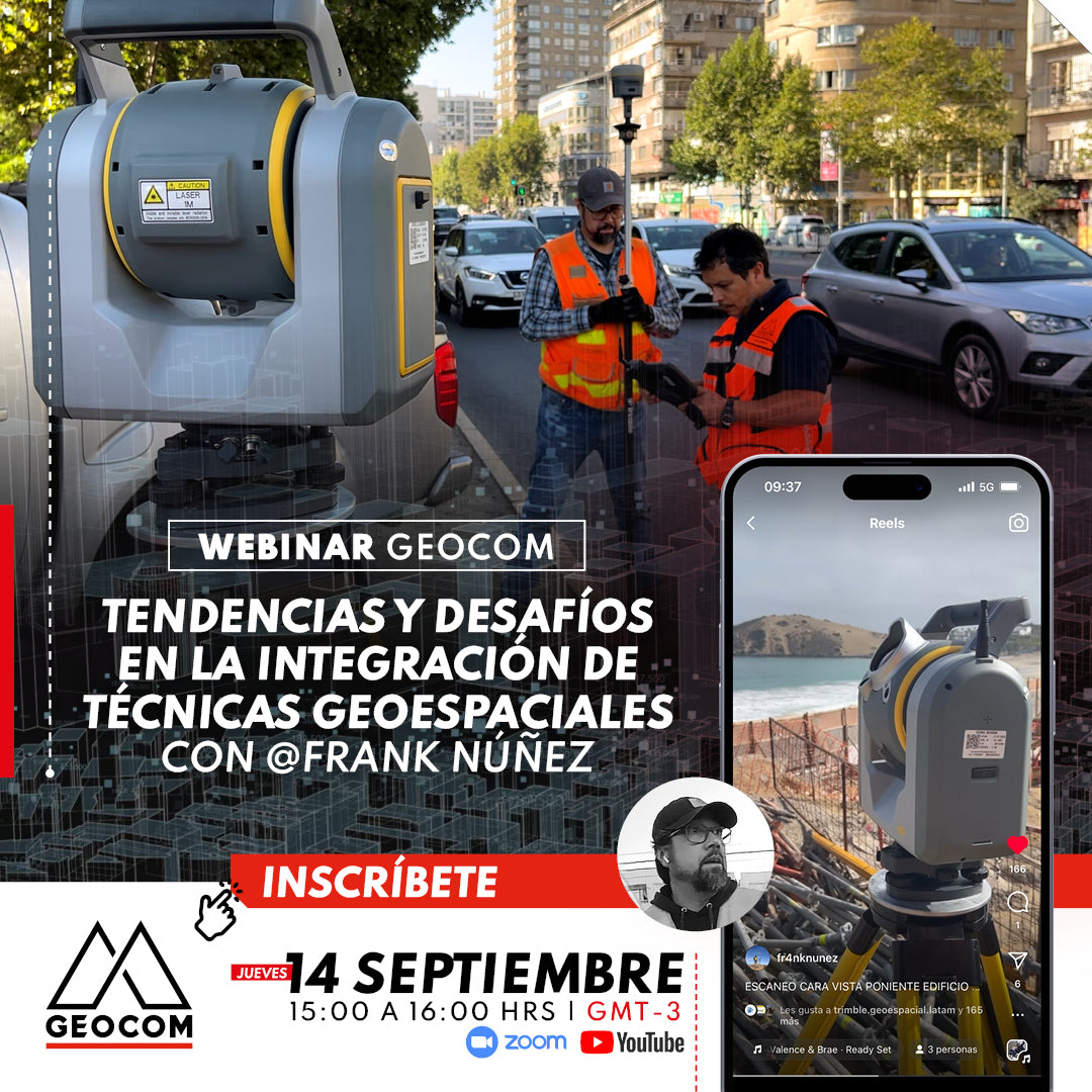 Webinar | Tendencias y desafíos en la Integración de técnicas geoespaciales con Frank Núñez