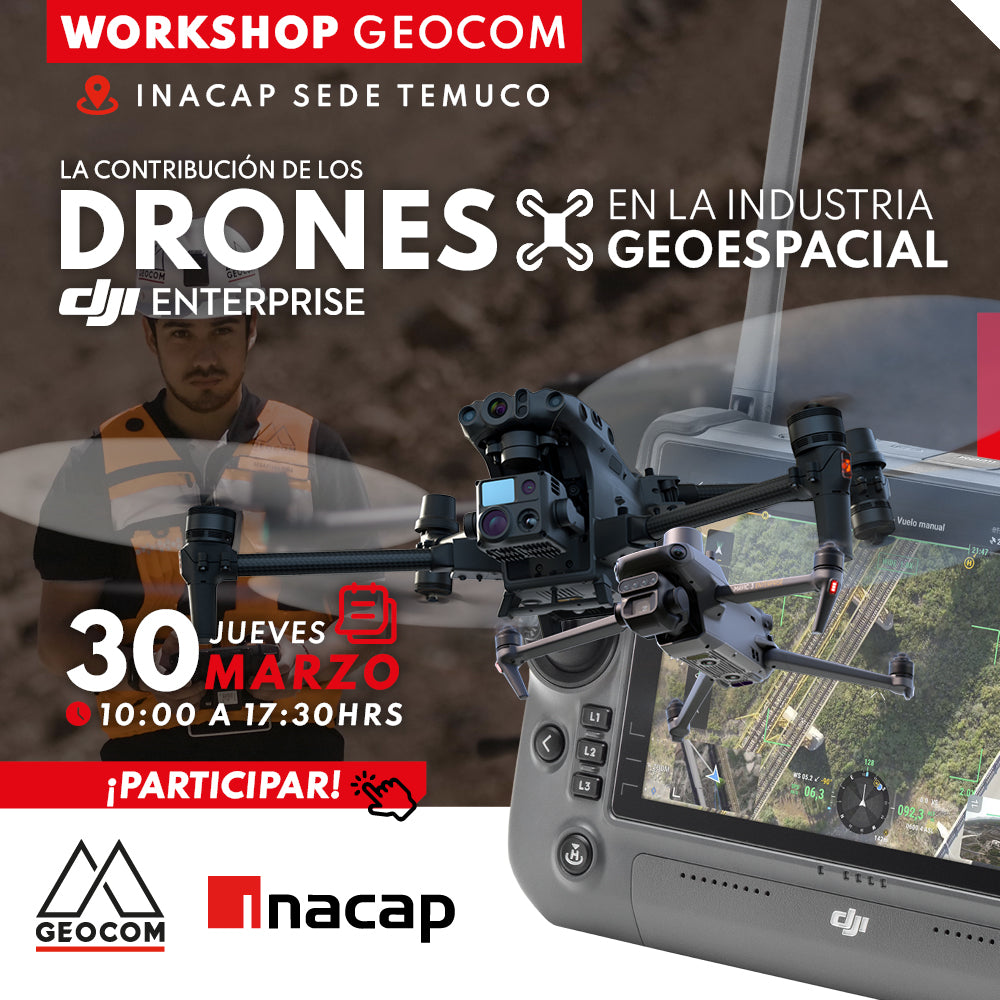 Workshop TEMUCO | La contribución de los drones en la industria Geoespacial