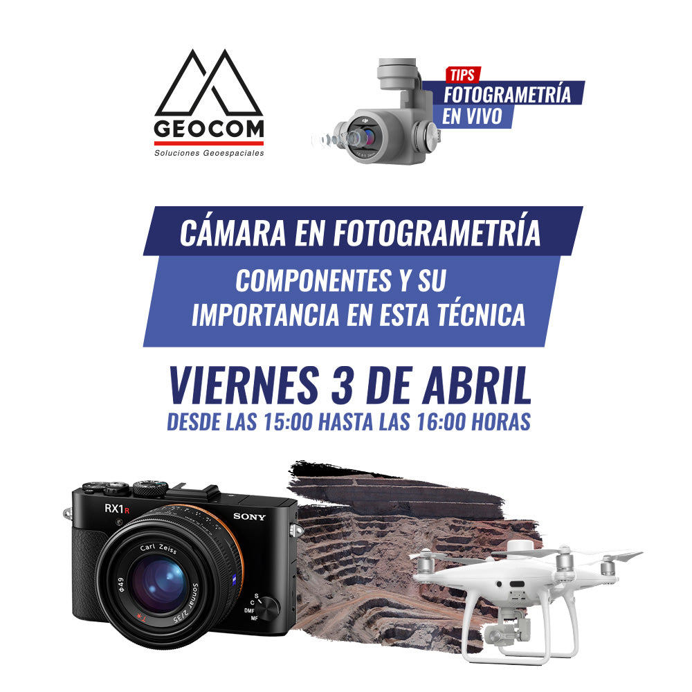 Cámara en fotogrametría | Componentes y su importancia en esta técnica