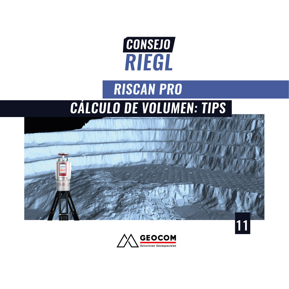 Consejo RIEGL N°11 | RiSCAN PRO - Cálculo de volumen: Tips