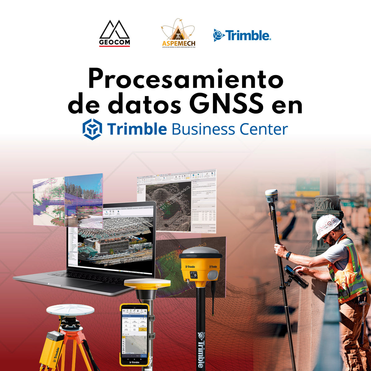 GEOCOM recibe a ASPEMECH en entrenamiento de GNSS y Geodesia 4D – Geocom