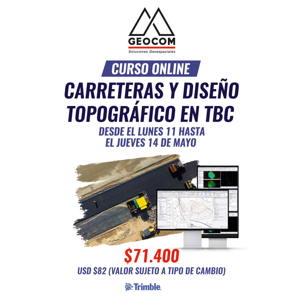 Curso onlines | Carreteras y diseño topográfico en TBC