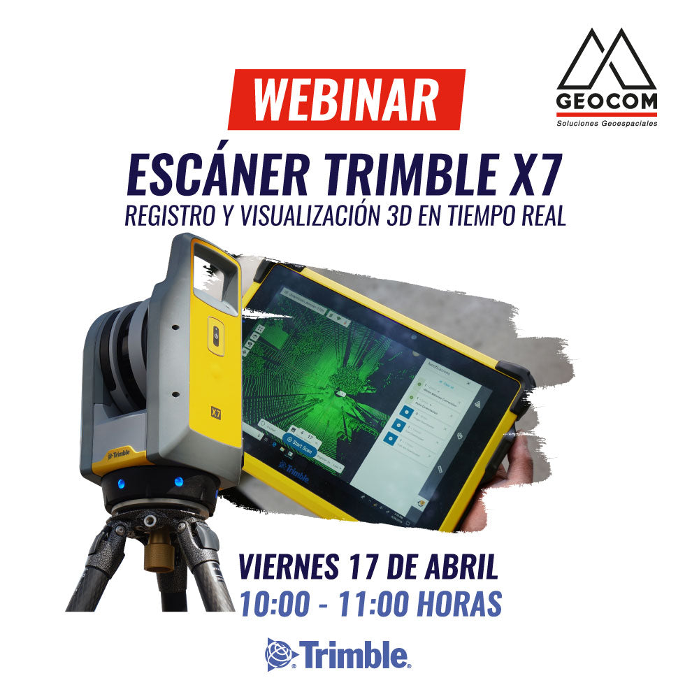 Webinar | Escáner Trimble X7 | Registro y Visualización 3D en tiempo real