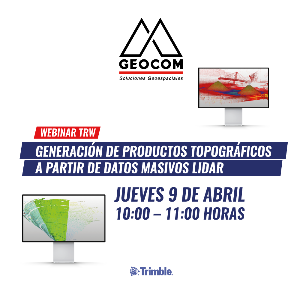 Webinar TRW | Generación de productos topográficos a partir de datos masivos LiDAR