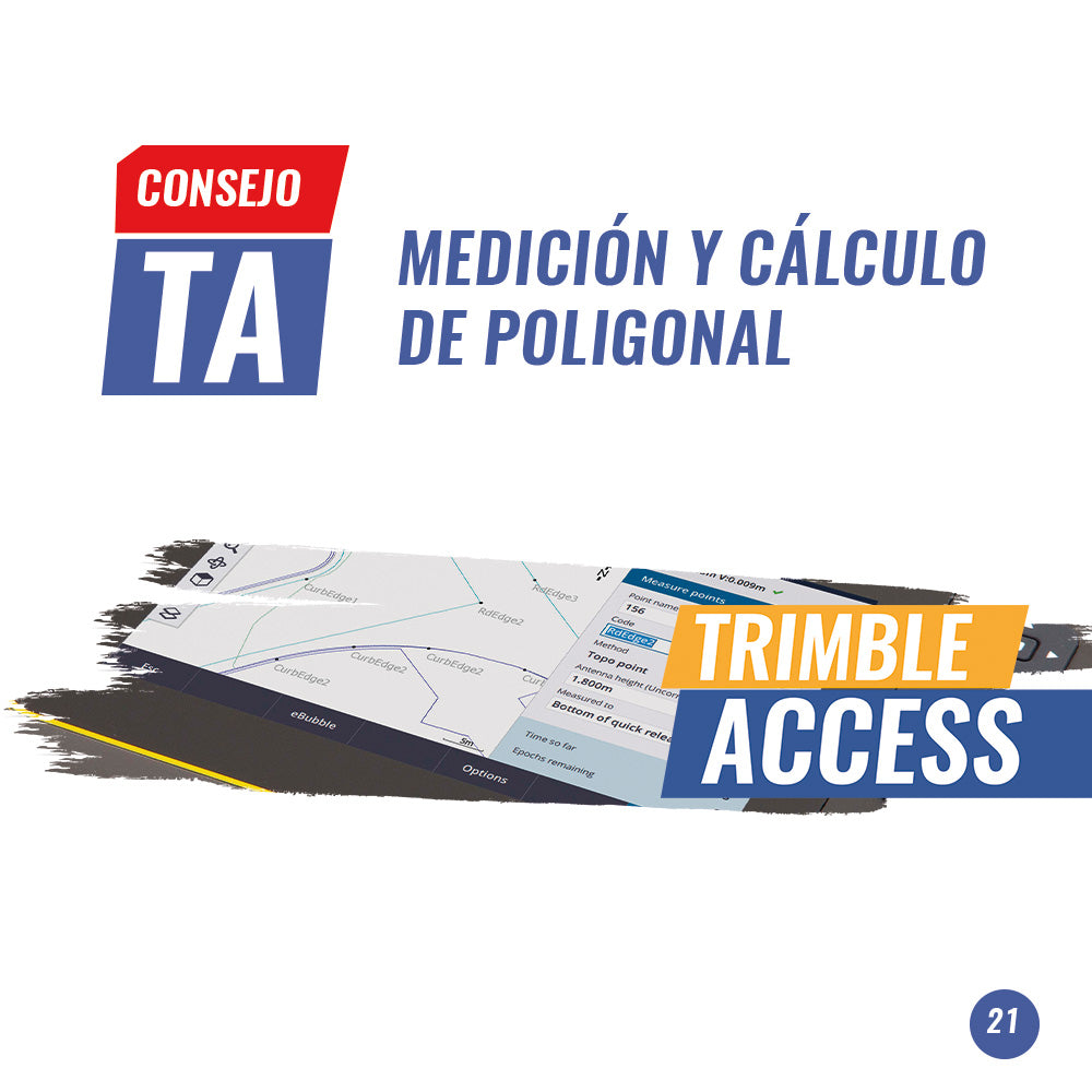 Consejo TA N°21 | Medición y cálculo de poligonal