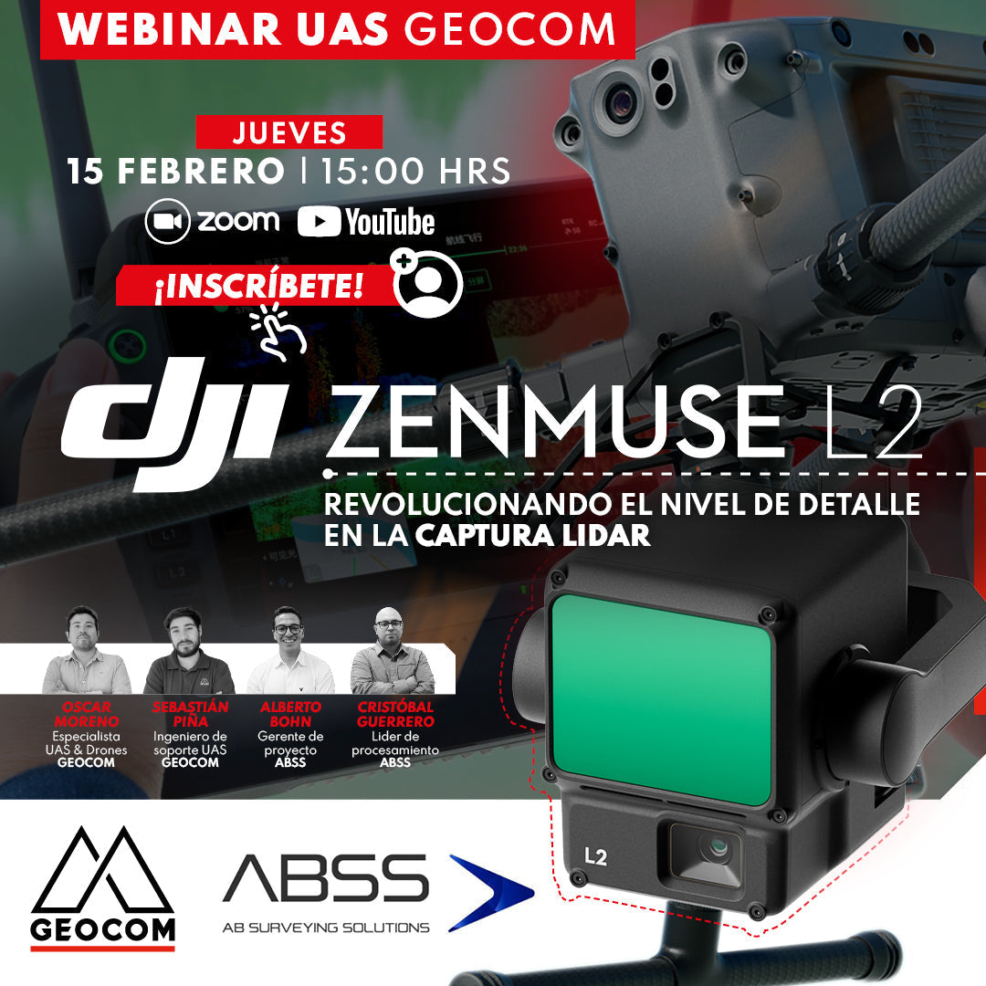 Webinar | DJI Zenmuse L2: Revolucionando el nivel de detalle en la captura LiDAR