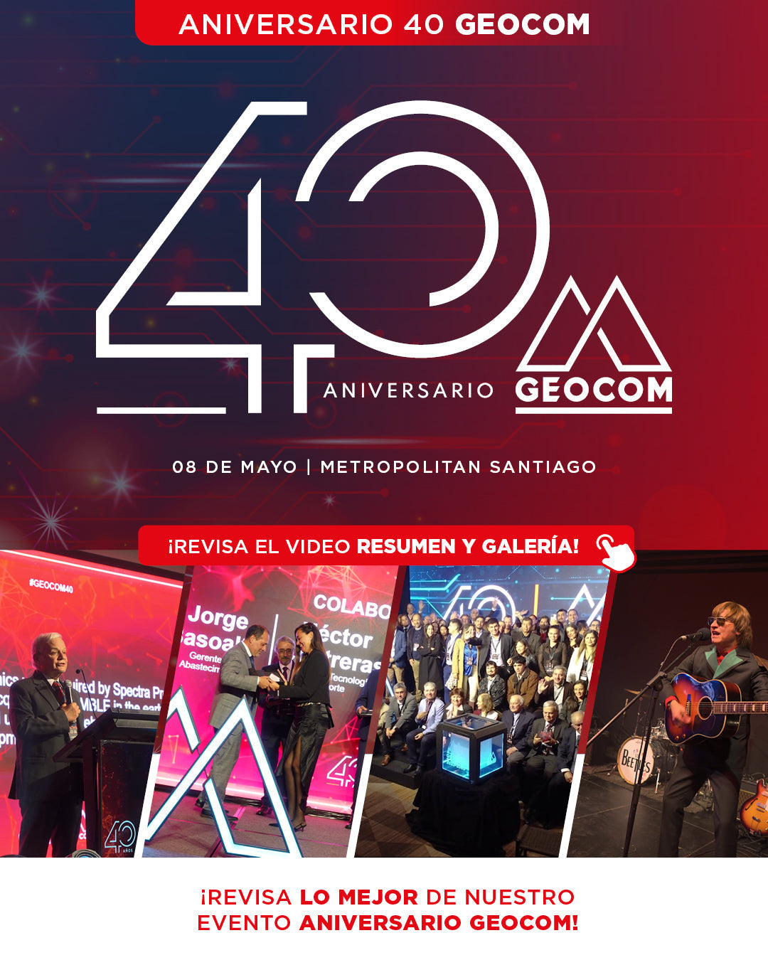 Evento Aniversario 40 GEOCOM