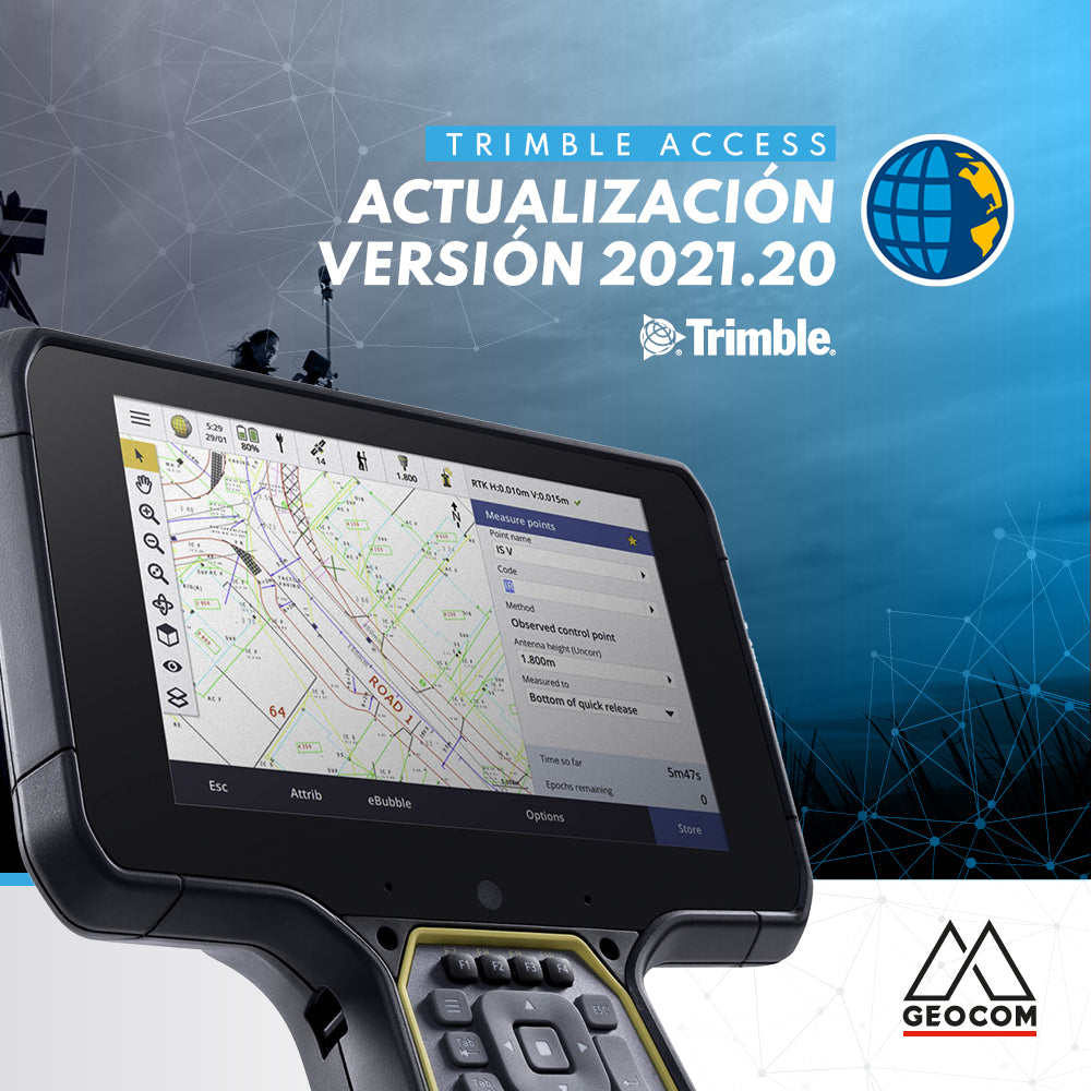 Novedades de Trimble Access v2021.20