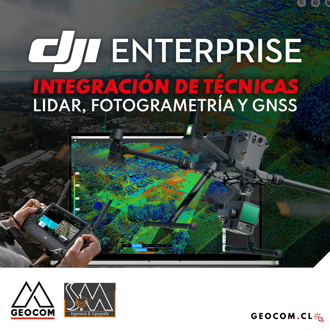 Drones DJI | Integración de técnicas LiDAR, fotogrametría y GNSS
