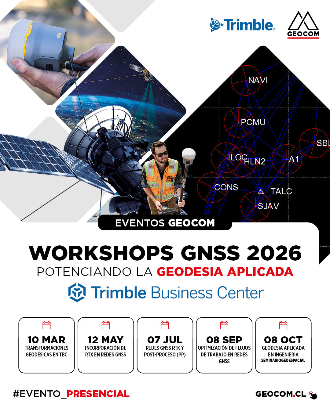 Calendario de Workshops GNSS 2026