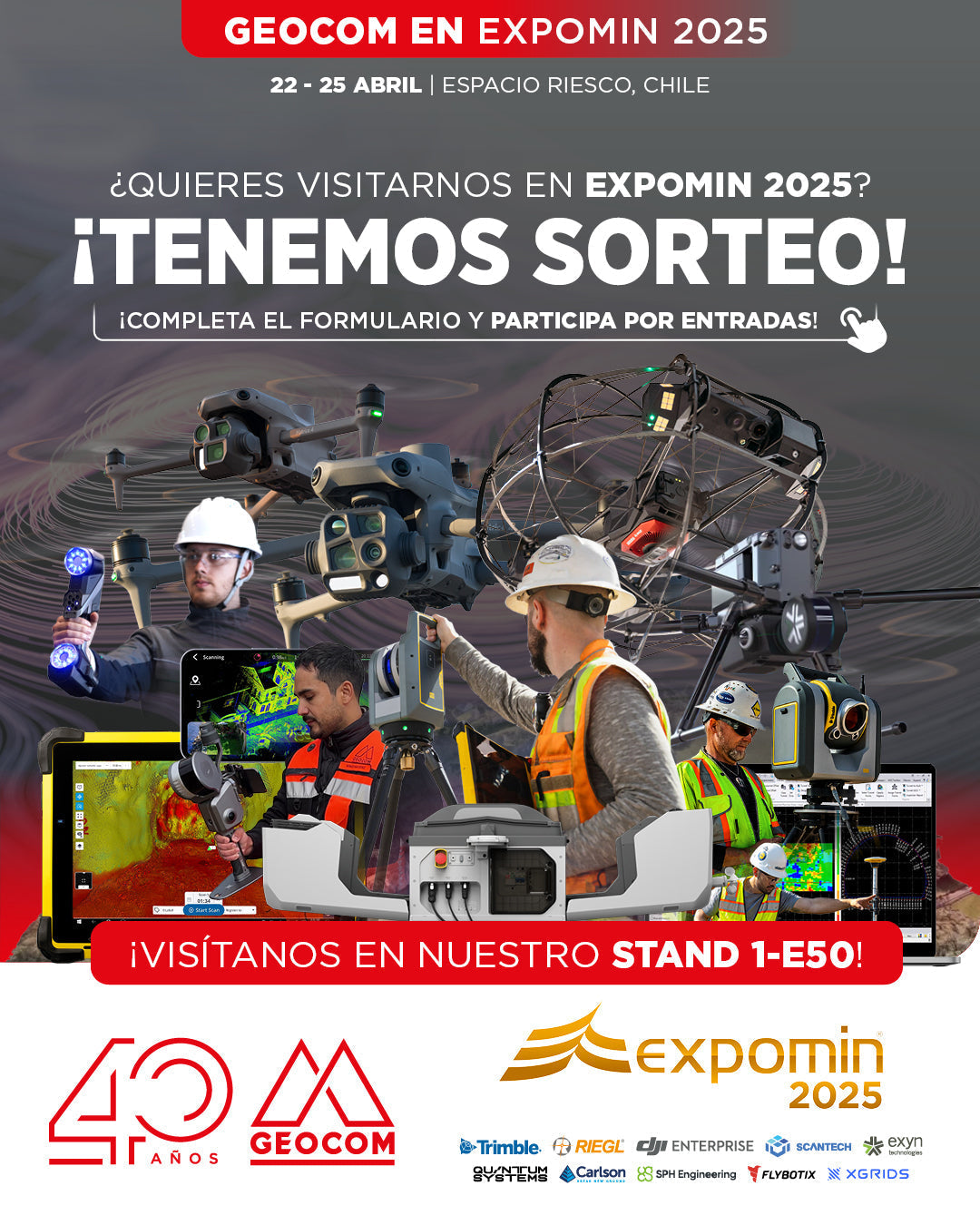 GEOCOM presenta tecnología de vanguardia en EXPOMIN 2025
