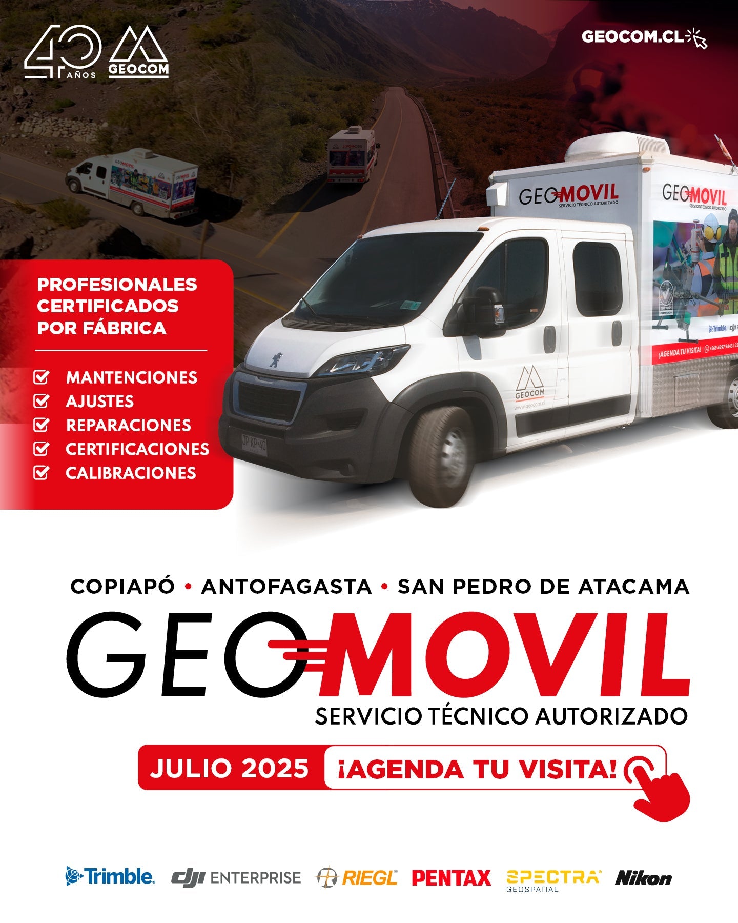 Nueva gira GEOMÓVIL GEOCOM - JULIO 2025