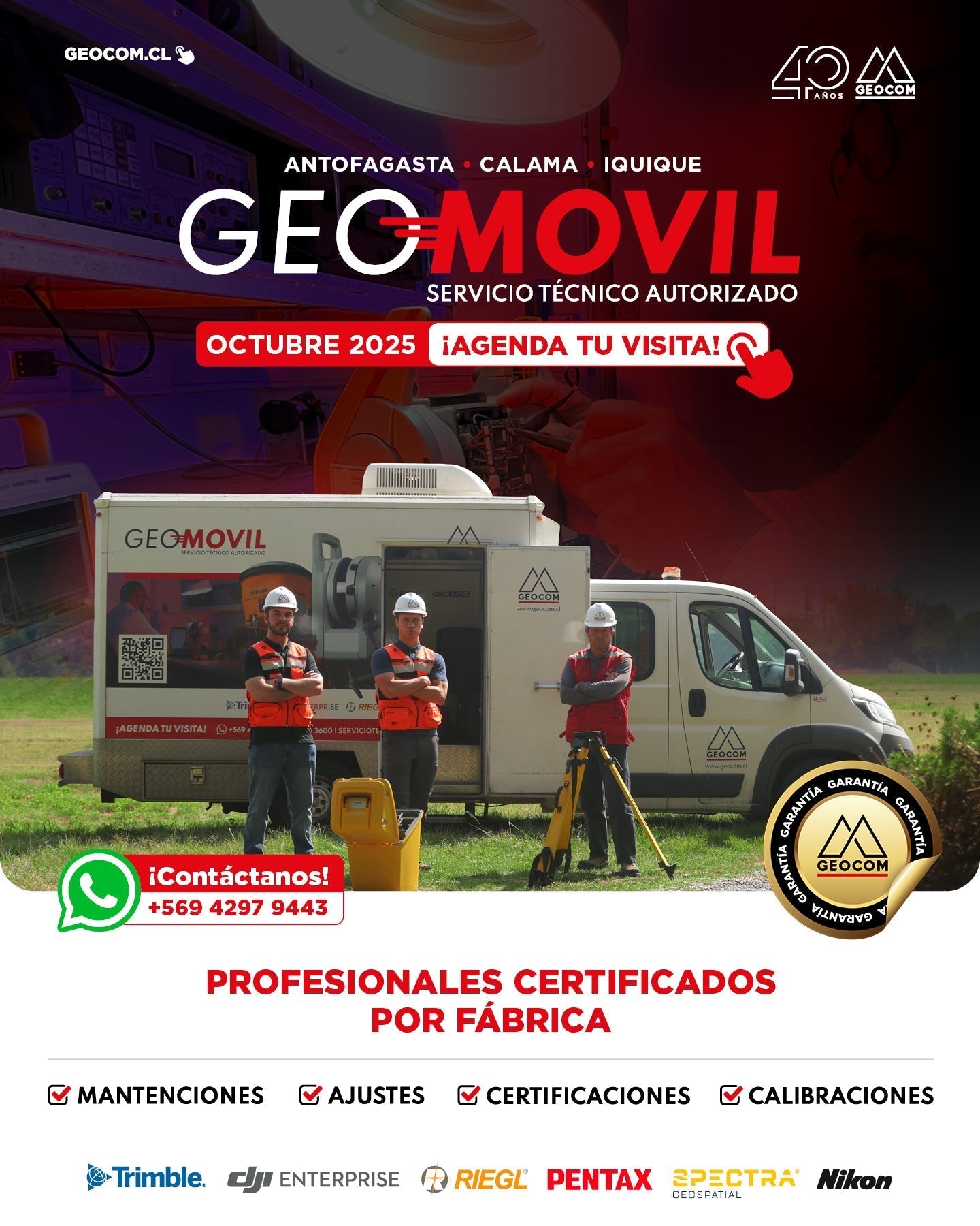 Gira GEOMÓVIL GEOCOM - Octubre 2025